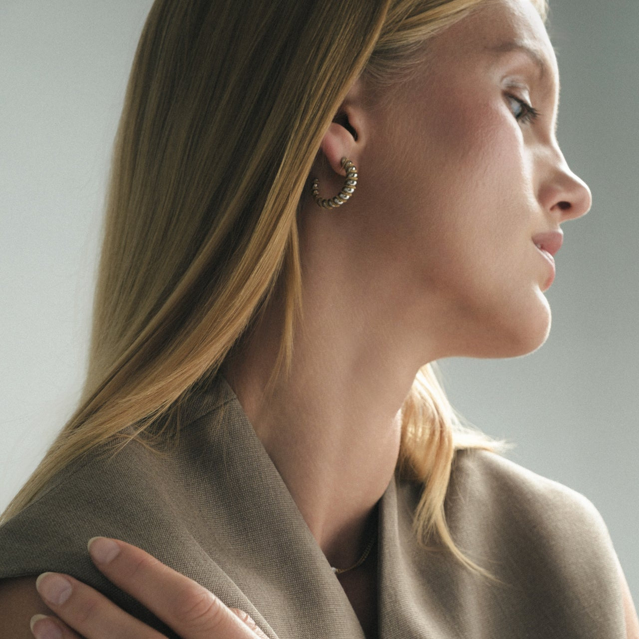 Lynx Hoop Earrings