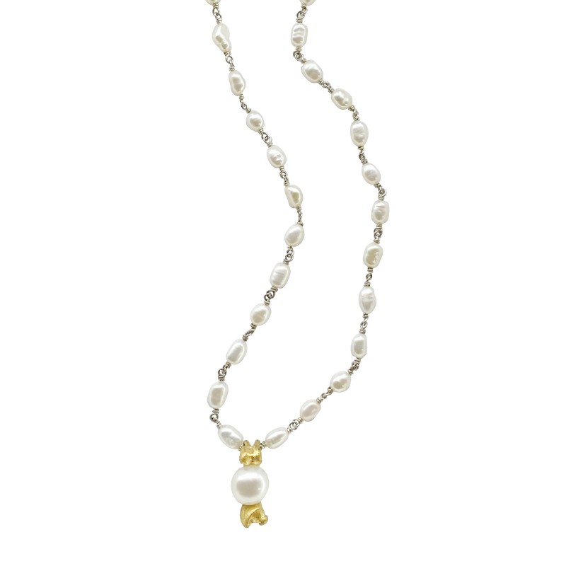 Tortuga Gold Pearl 16" Necklace