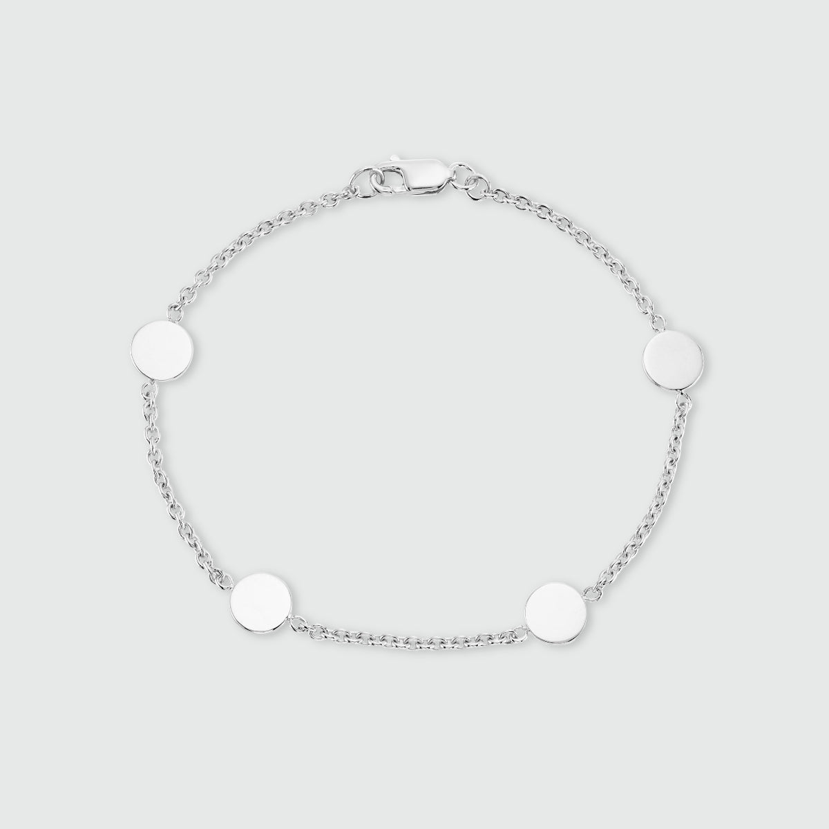 Westwick Sterling Silver Quartet Disc Bracelet