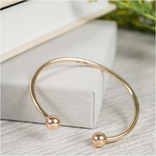 Curzon Gold Vermeil Torque Bangle-Auree Jewellery