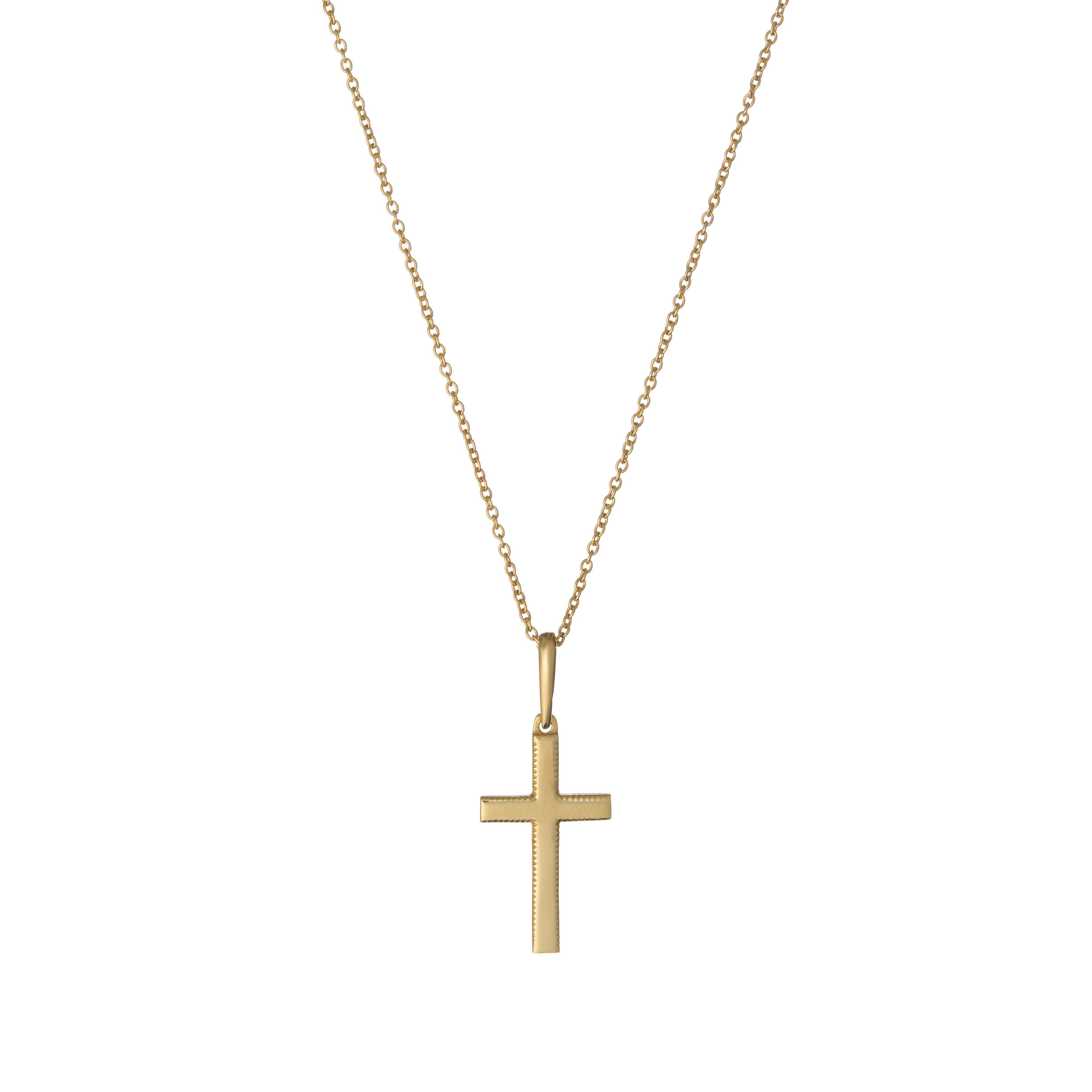 9ct Gold Cross Necklace