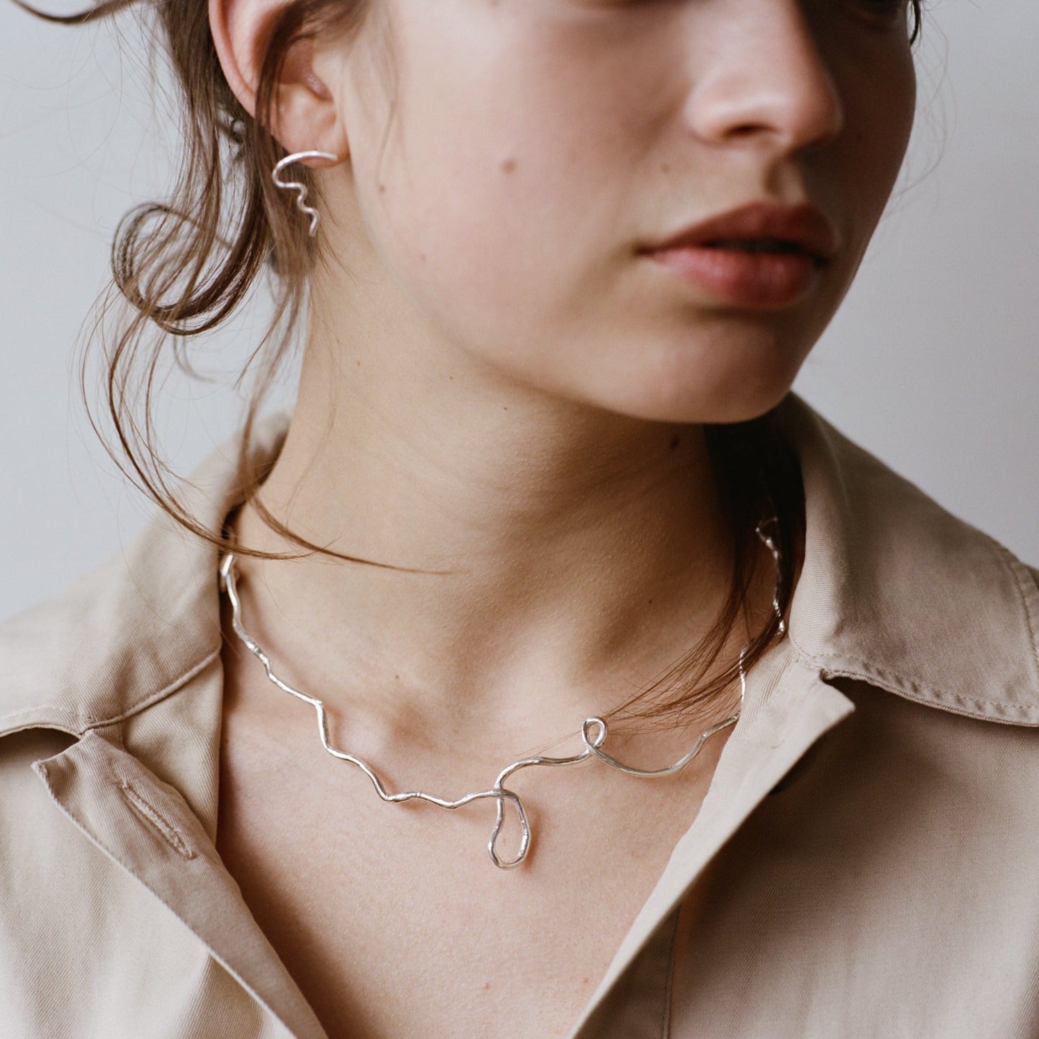 JOAN Silver Necklace