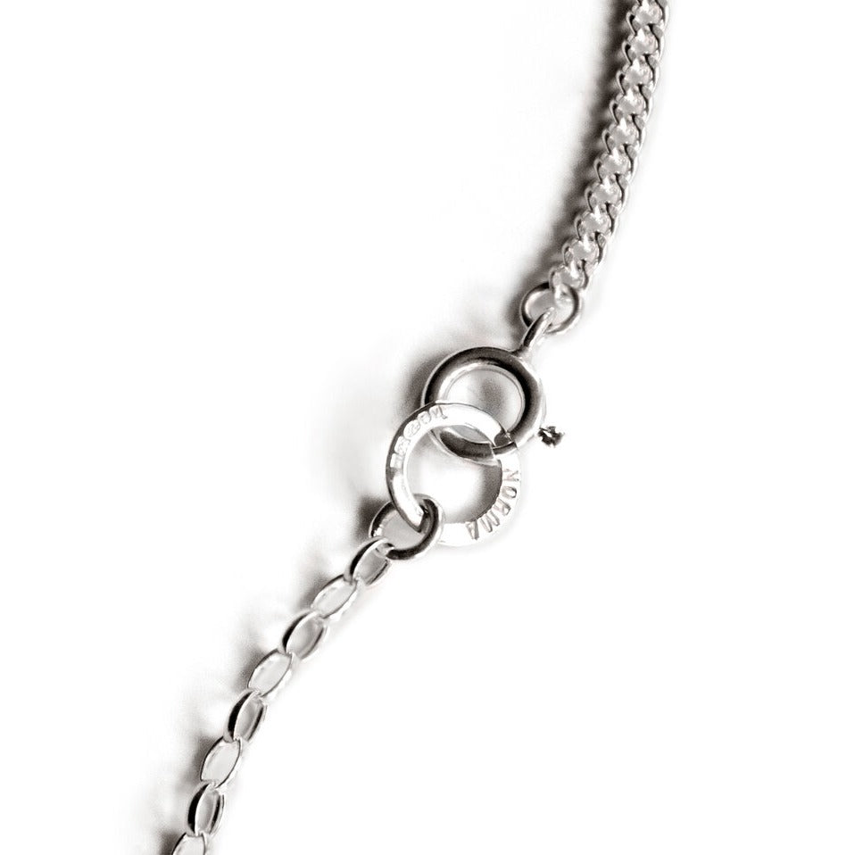 Crux Mix Chain Necklace Silver