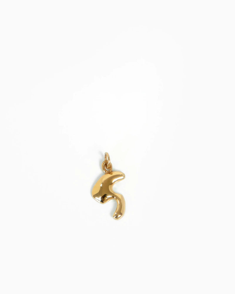 Alphabet Necklace + 18" fine trace chain - Gold
