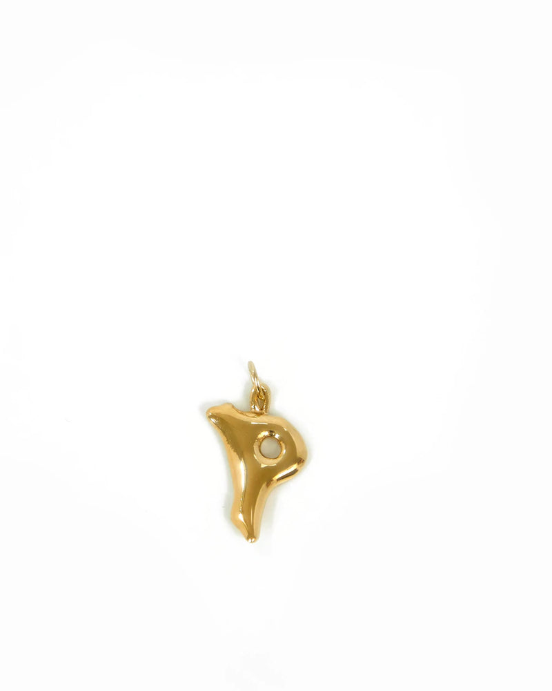 Alphabet Necklace + 18" fine trace chain - Gold