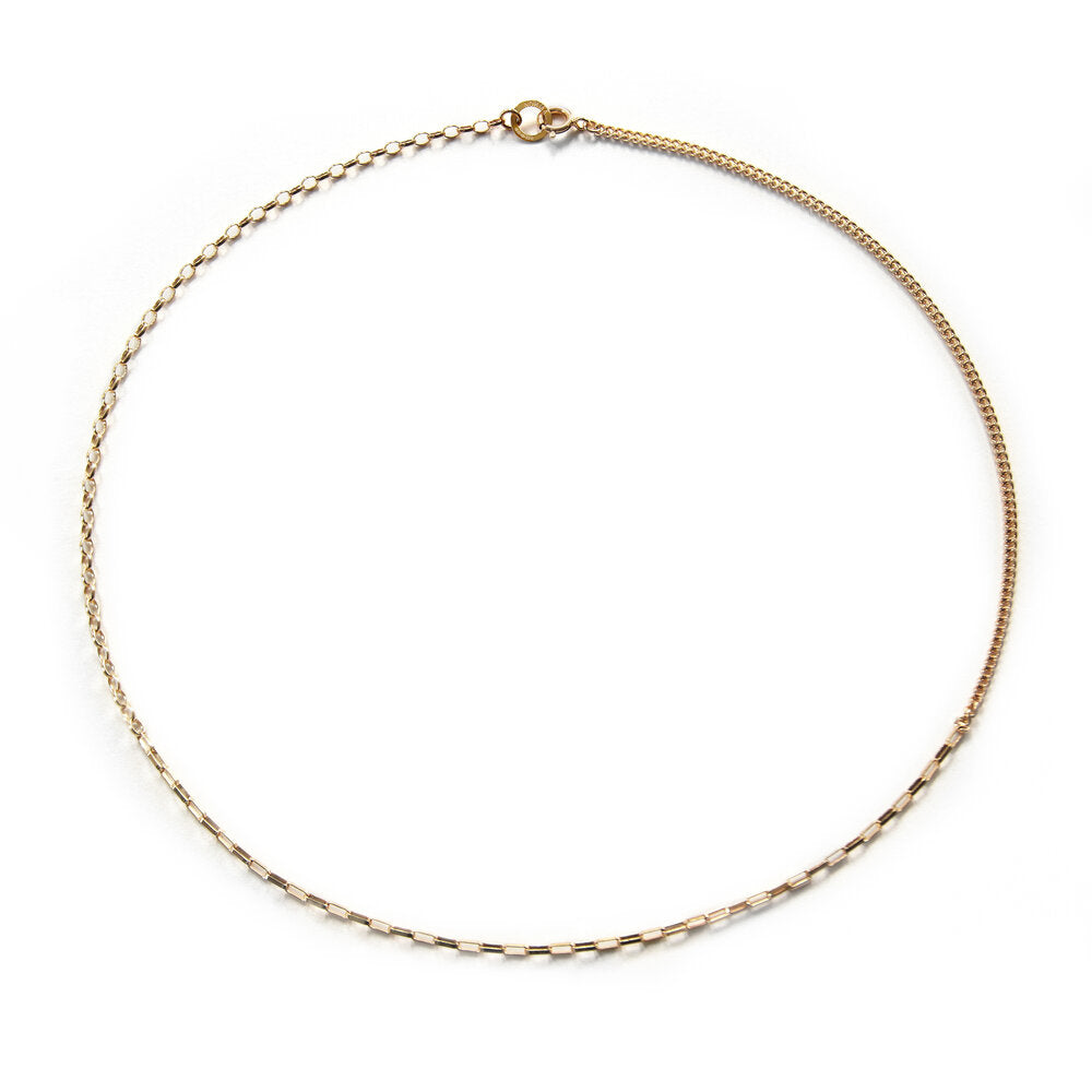 Crux Mix Chain Necklace Gold