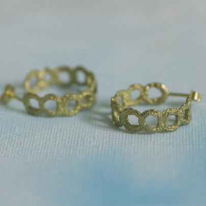 Crown Hoop Earring