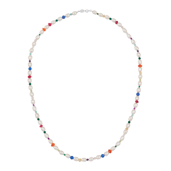 Carnival Mixed Gemstones Necklace