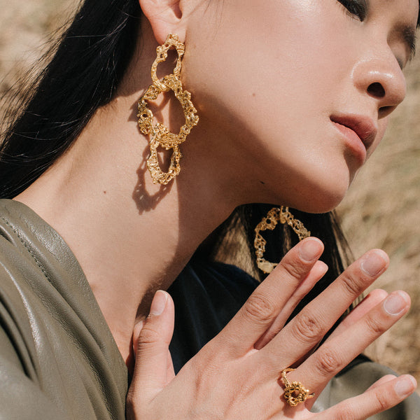 Saguaro statement earrings