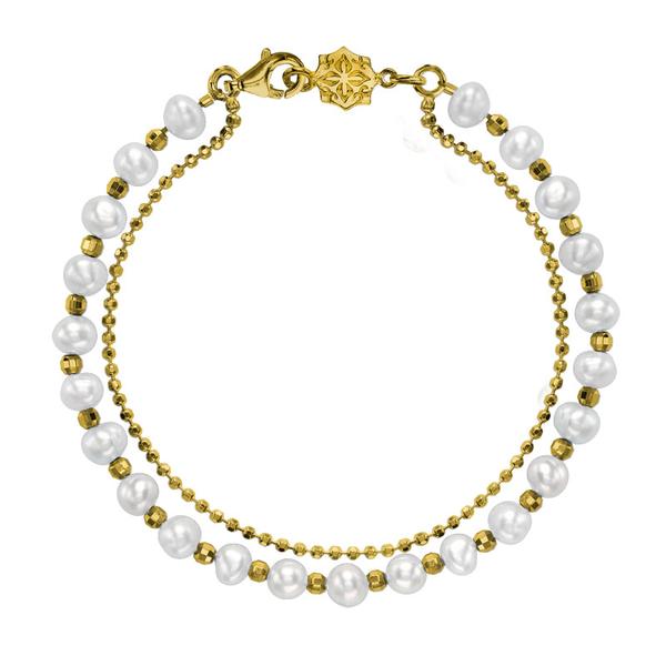 White Freshwater Timeless Pearl Bracelet