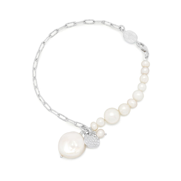 Luna Freshwater & Biwa Pearl Bracelet