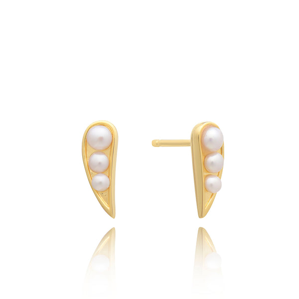Kindred Pearl Stud Earring Gold