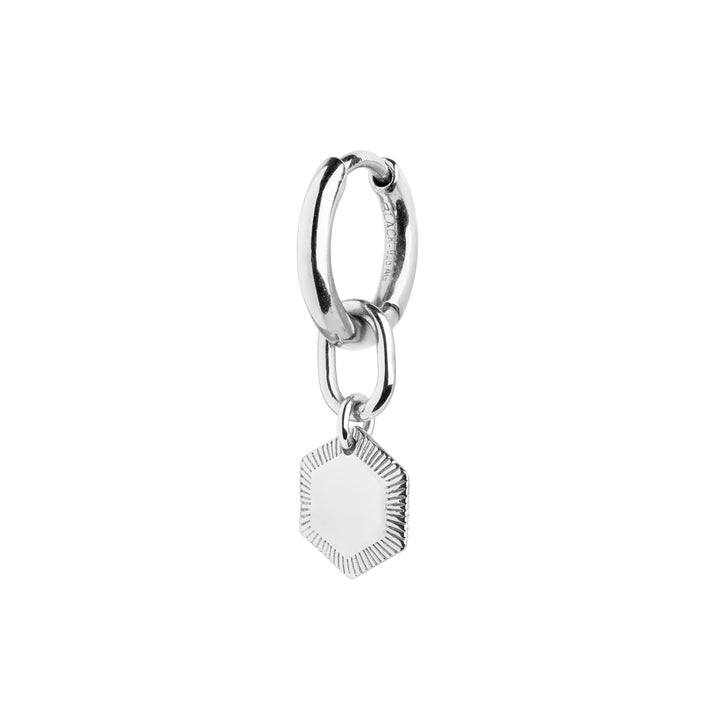 Ravello Huggie Hoop Silver