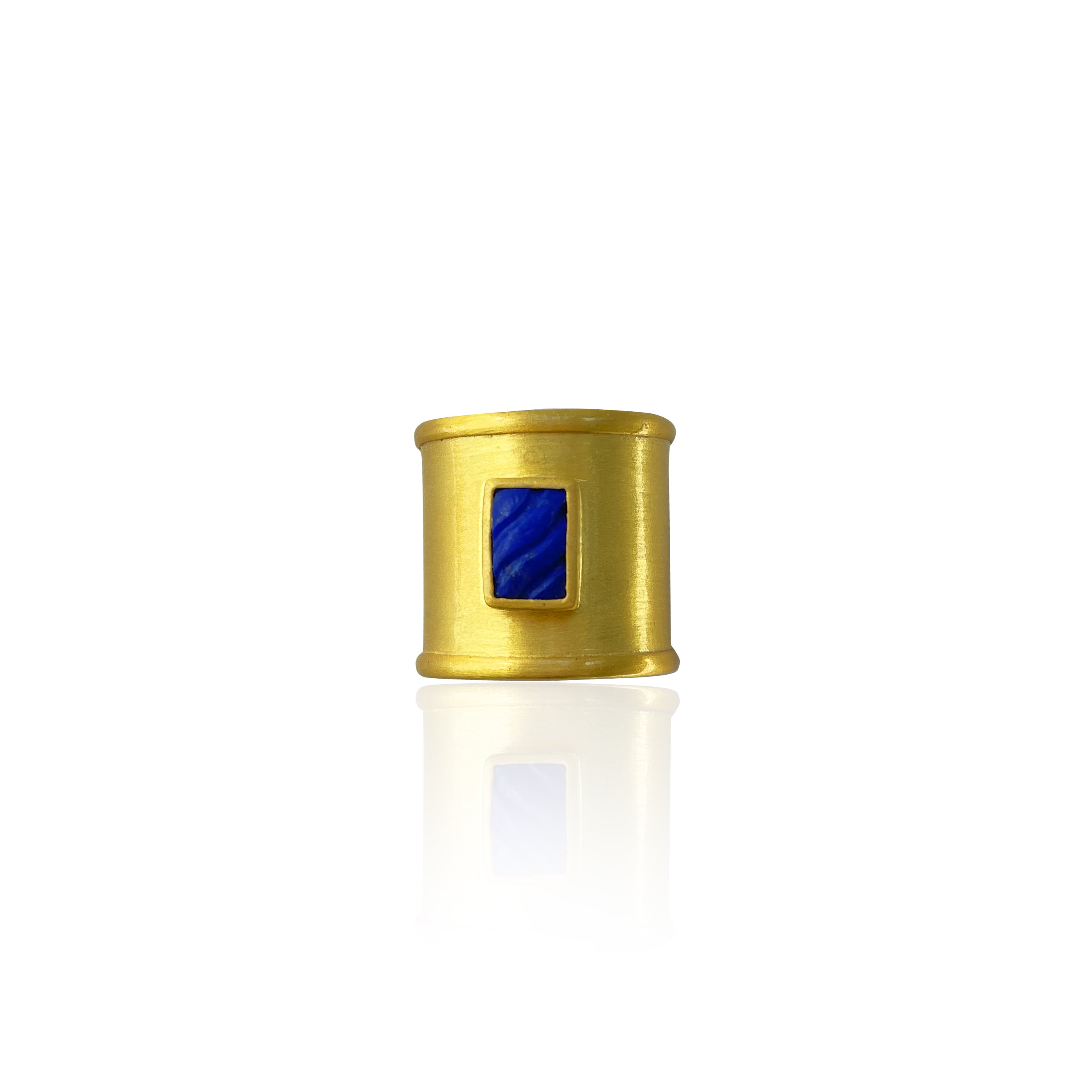 Lapis Statement Band Ring