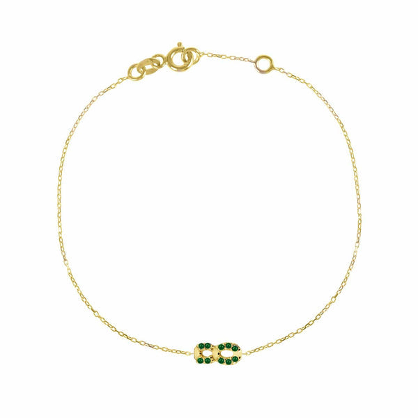 Numerology Bracelet 8 - Emerald