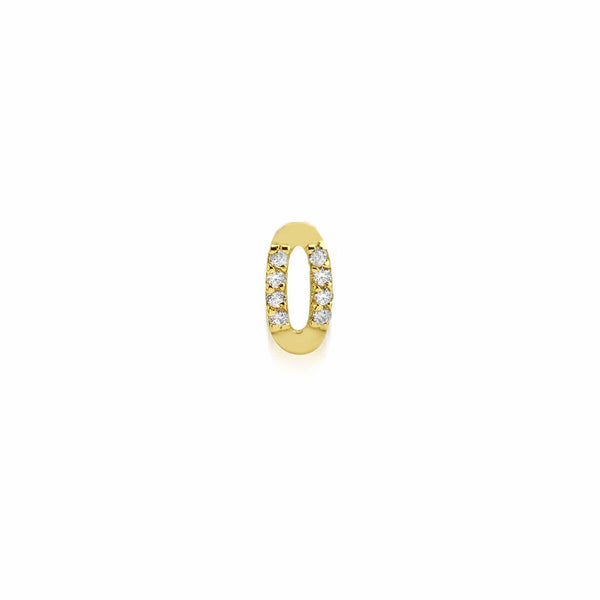 Numerology Earring 0 - Single