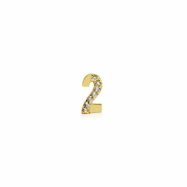 Numerology Earring 2 - Single