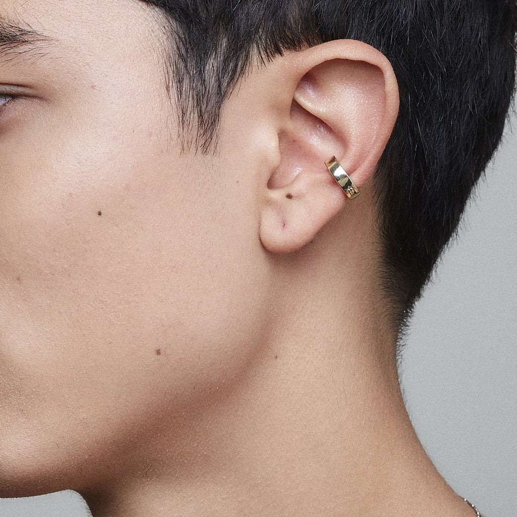 Hidden Symbols Ear Cuff Gold