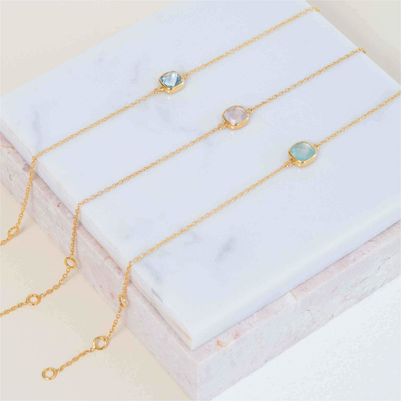 Necklaces & Pendants - Brooklyn Gold Vermeil & Rose Quartz Necklace