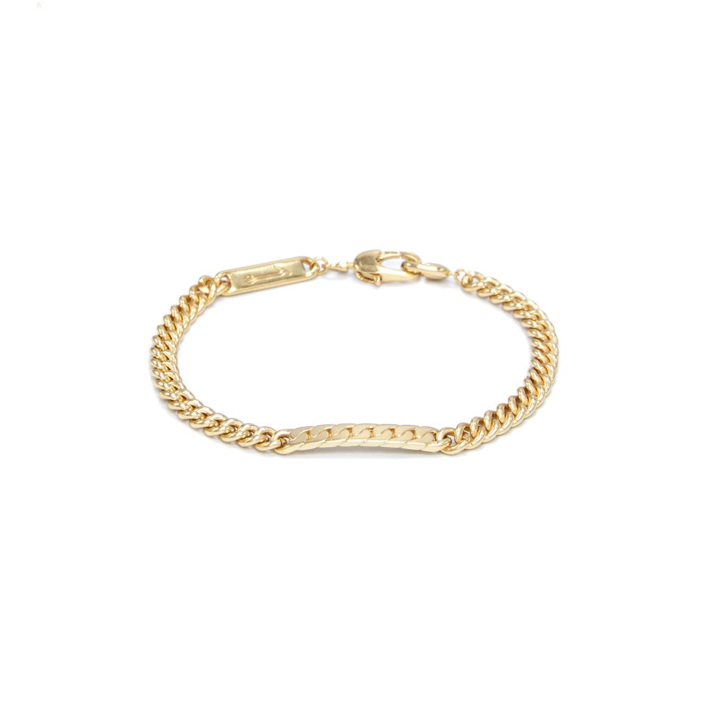 Power Tag Bracelet Gold