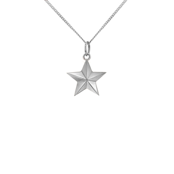 Star Mini Pendant in Silver