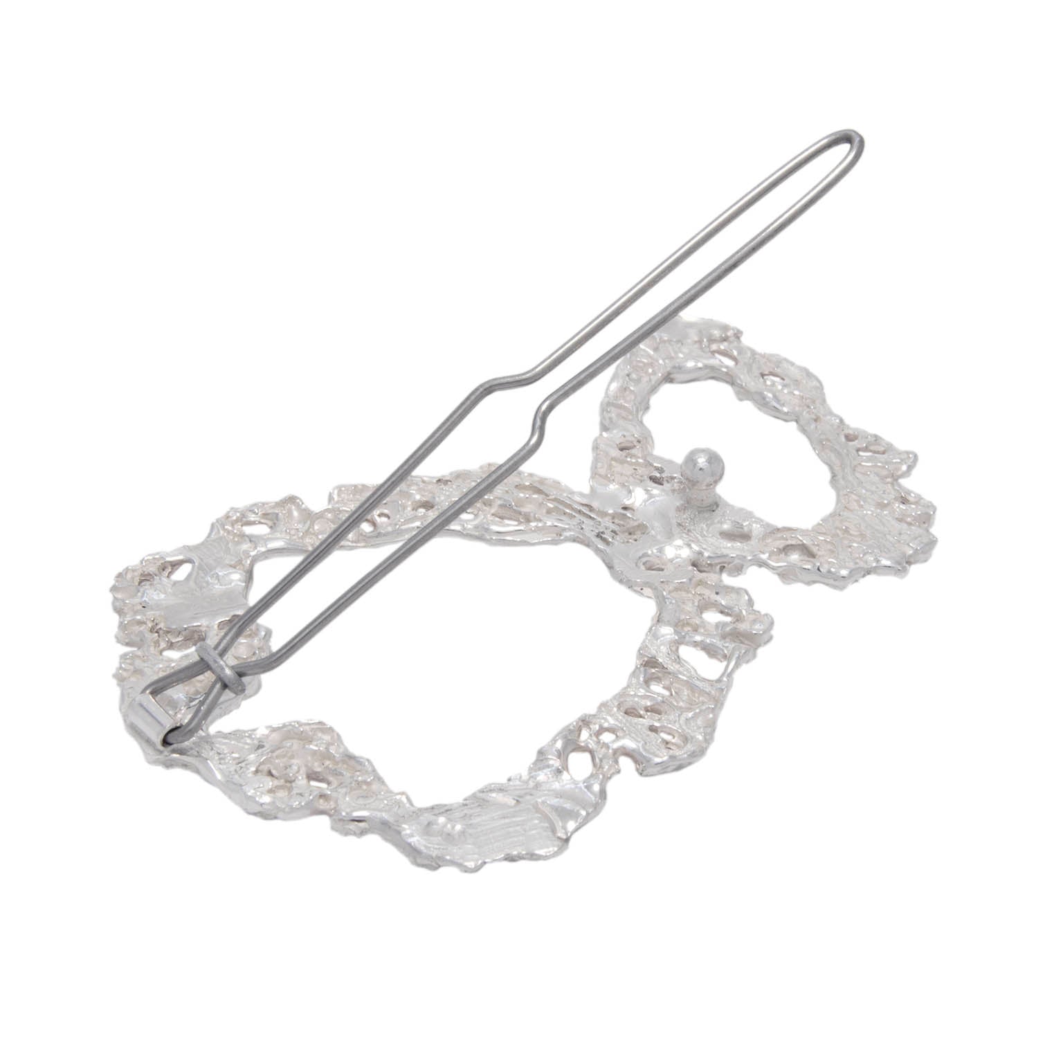 Steno Silver Hairpin