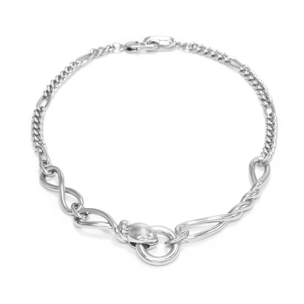 Symbols Serpent Necklace Silver