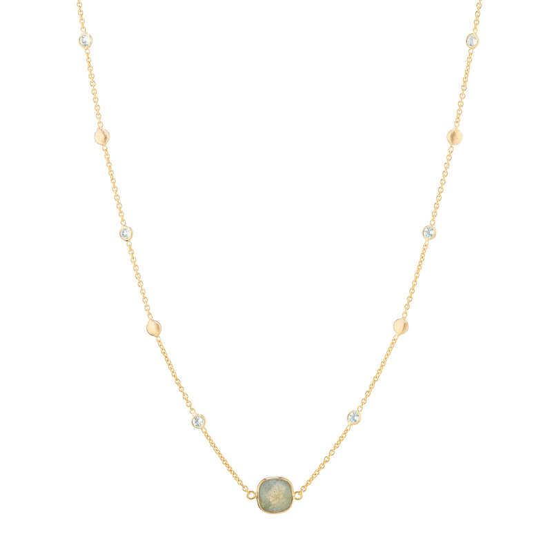 Iseo Labradorite & Gold Vermeil Necklace