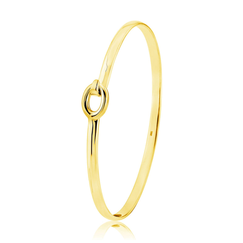 Ledbury Gold Vermeil Hook Bangle