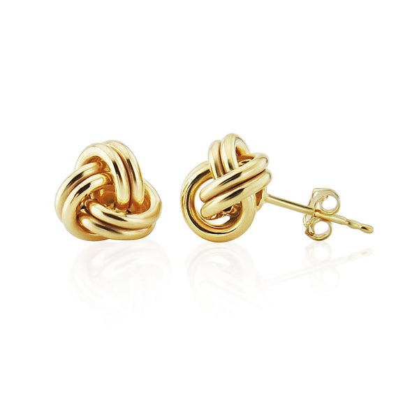 Onslow Yellow Gold Vermeil Double Knot Stud Earrings