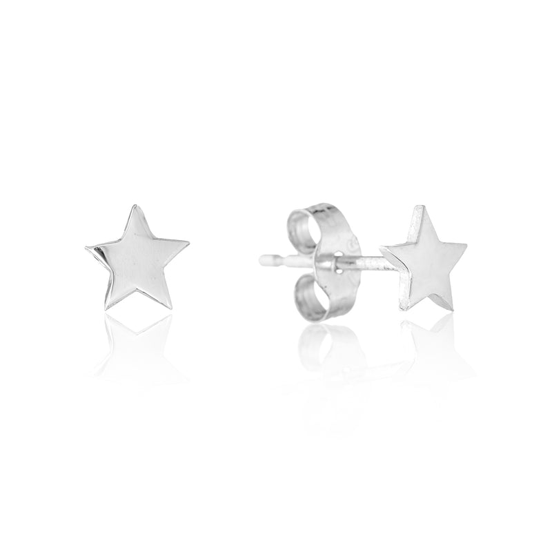 Soho Sterling Silver Mini Star Stud Earrings