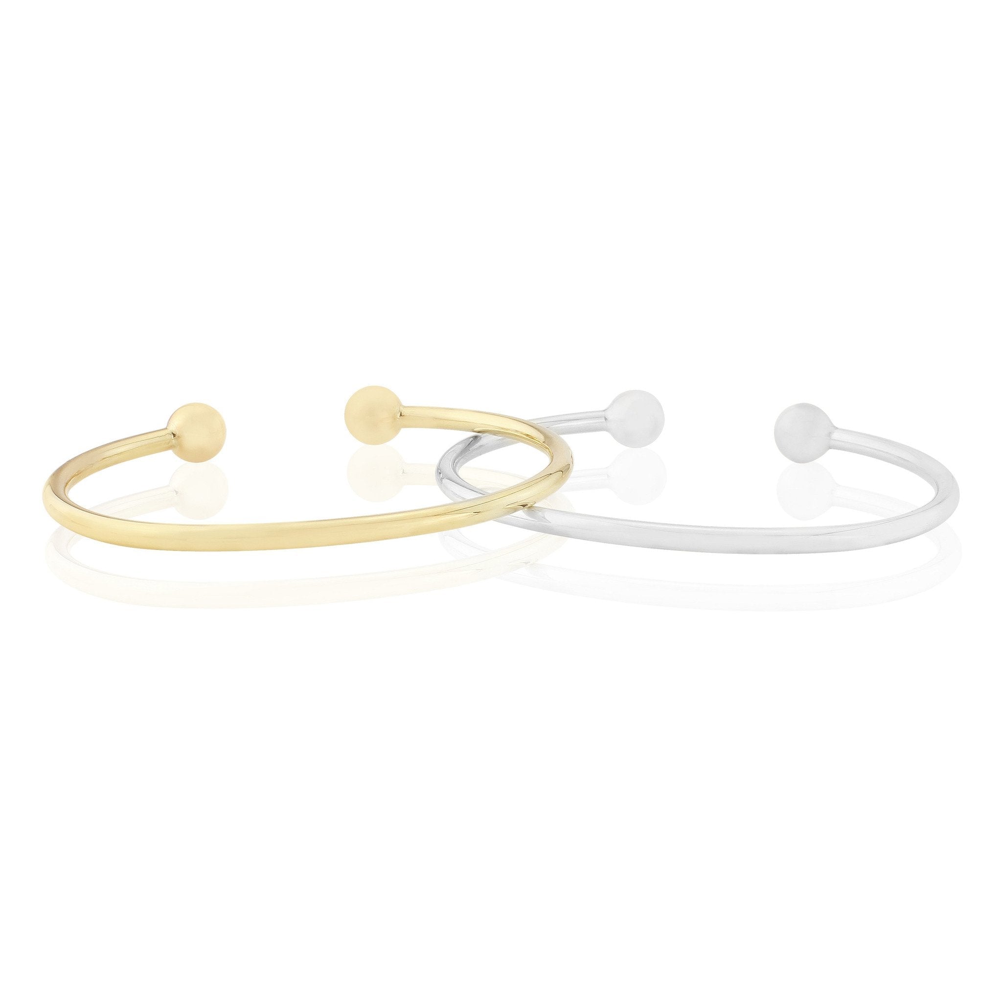 Curzon Gold Vermeil Torque Bangle-Auree Jewellery