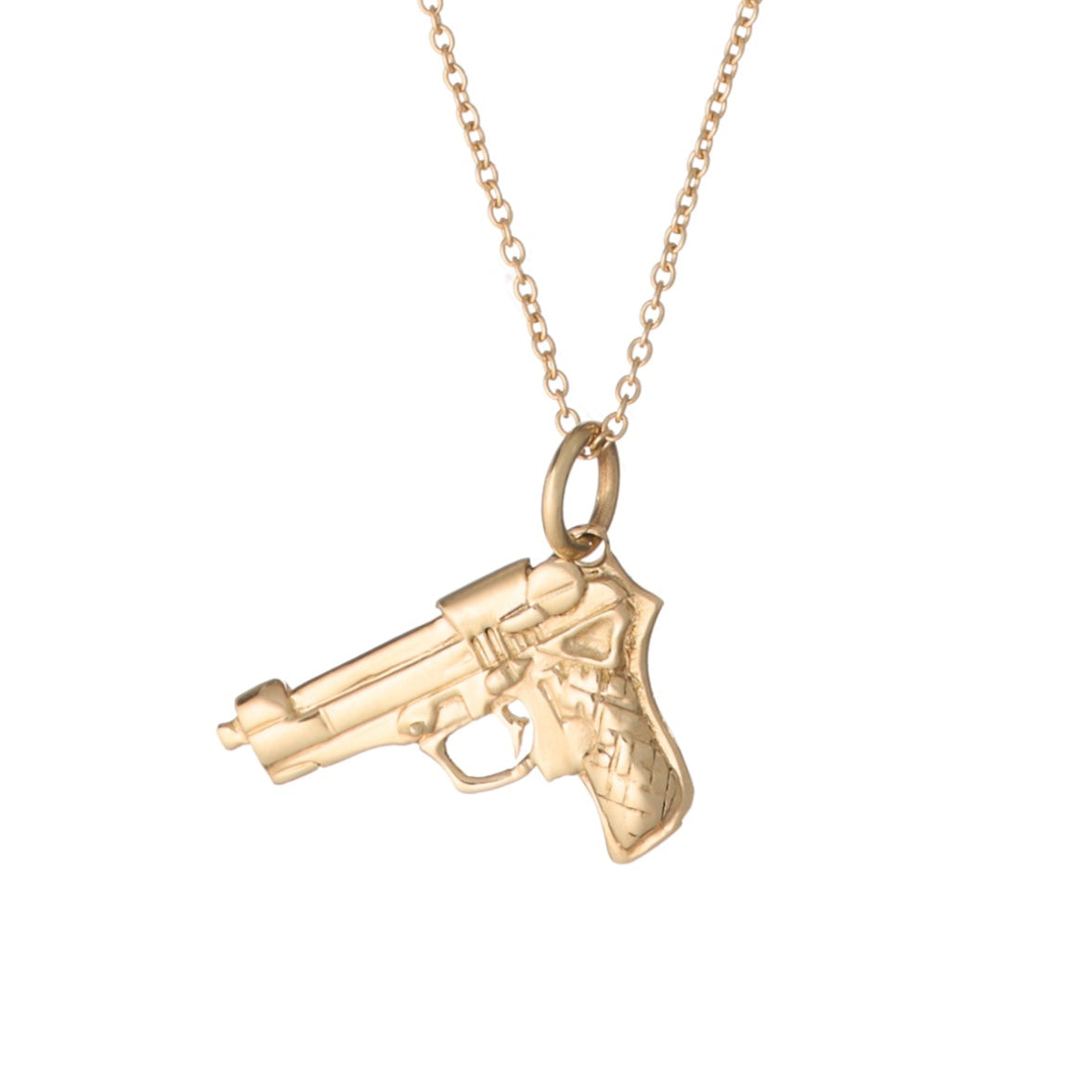 9ct gold Pistol Necklace