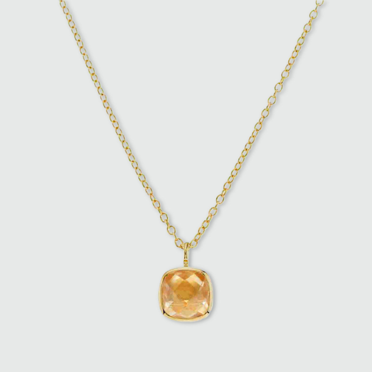 Brooklyn Citrine & Gold Vermeil Necklace