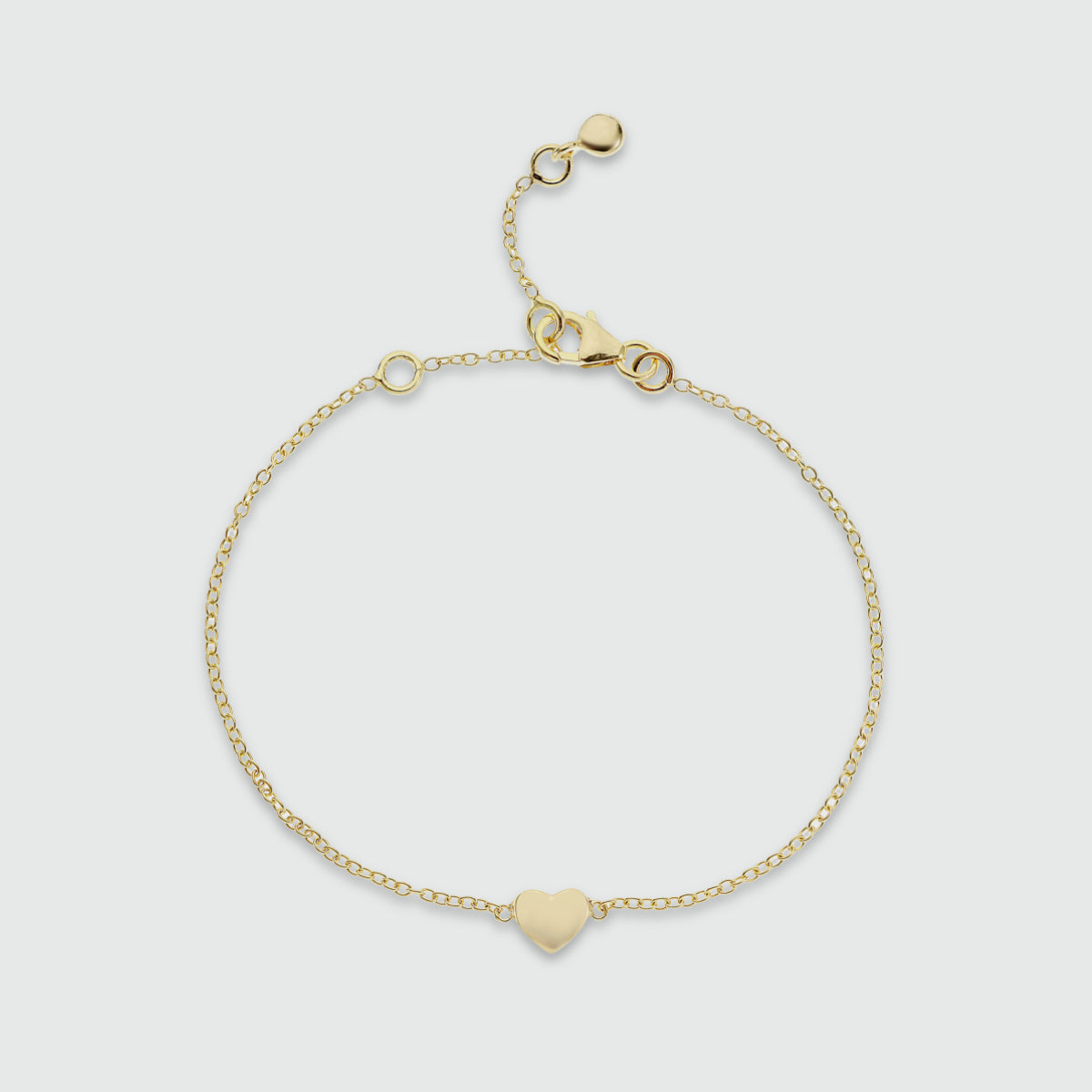Verona Gold Vermeil Full Heart Bracelet