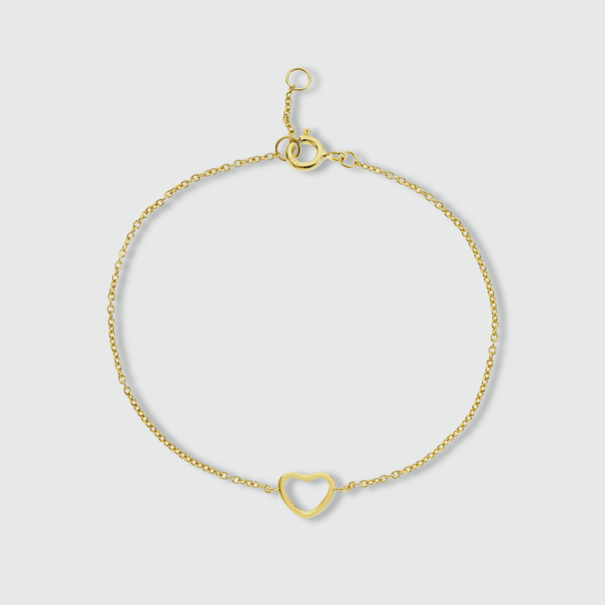 Verona Gold Vermeil Love Heart Bracelet