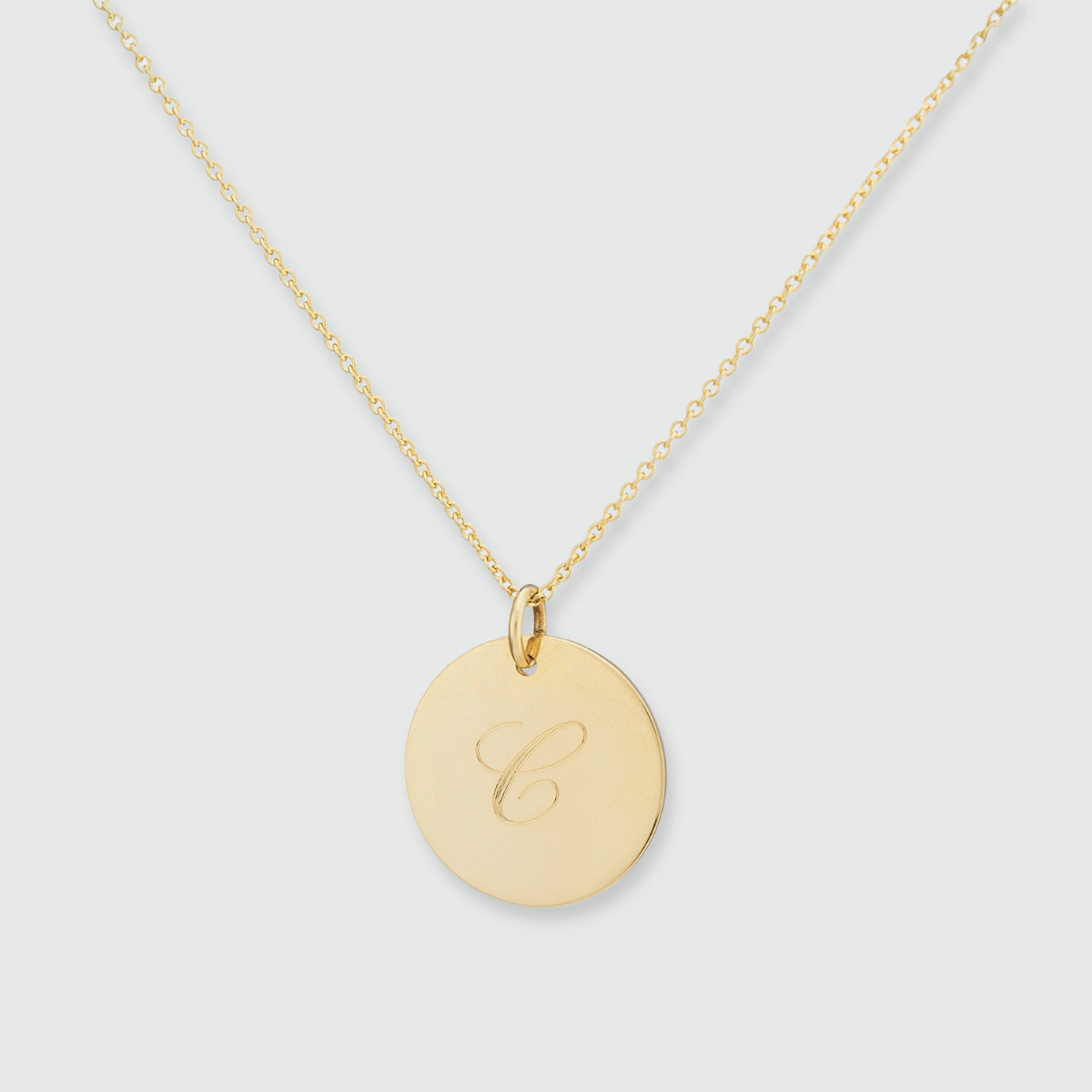 Pembroke 9ct Yellow Gold Initial Necklace