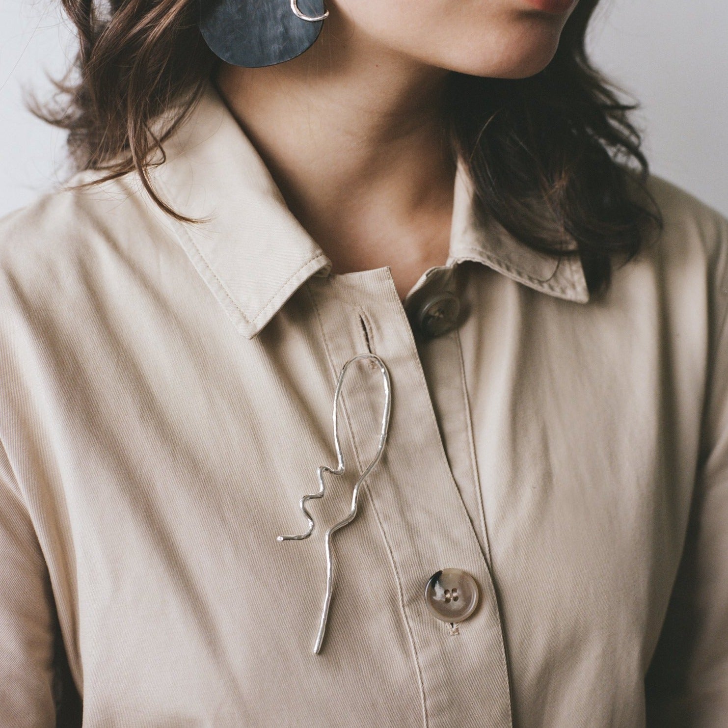 ARMAND Silver Brooch