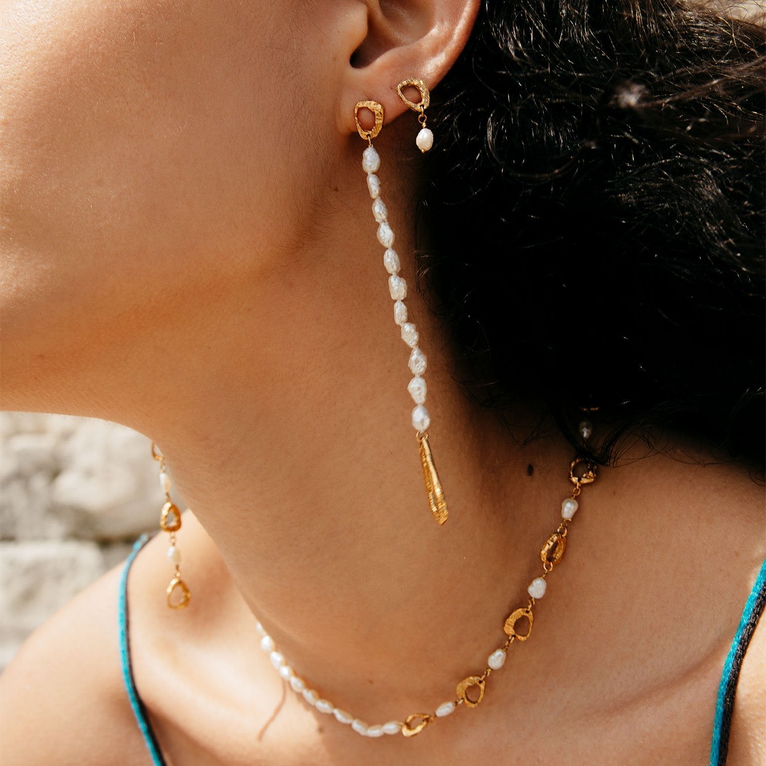 Dio Aurum Recycled Silver Earrings