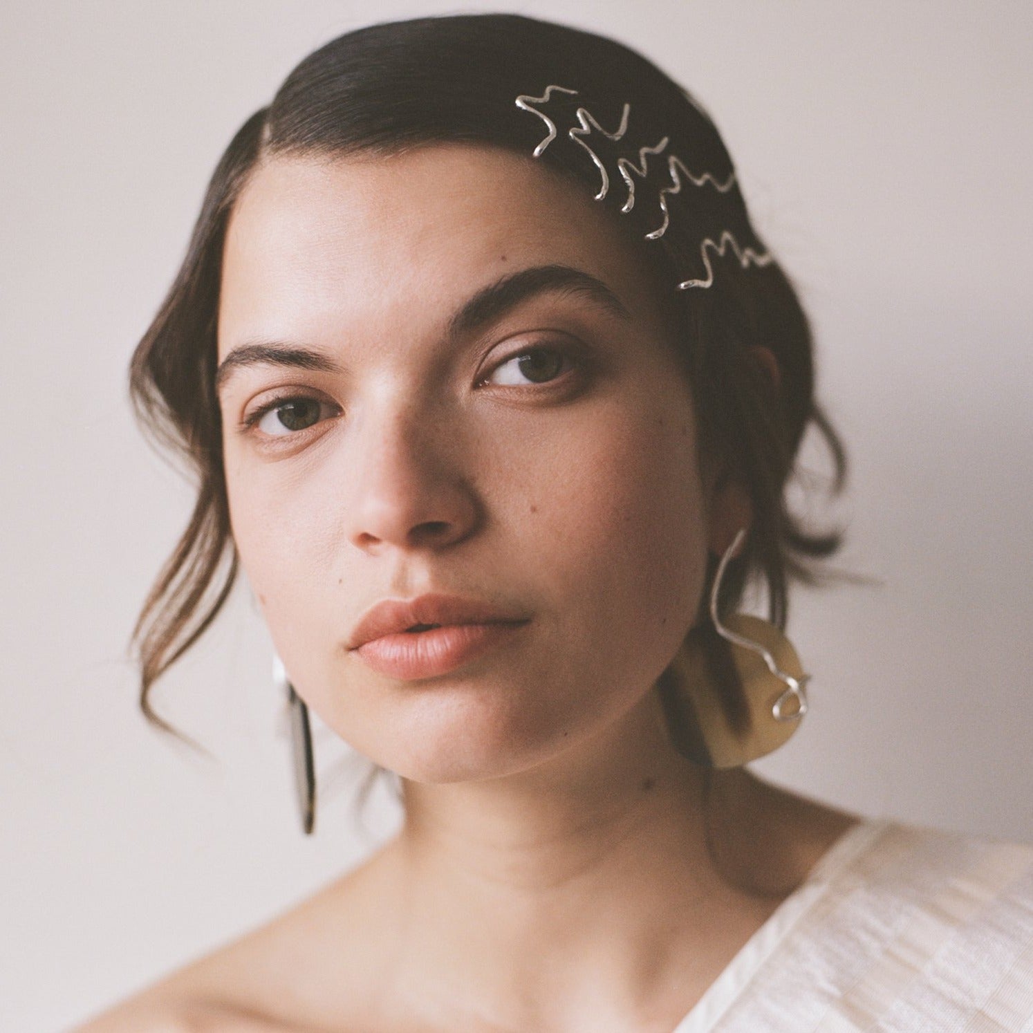 Etienne 01 Silver Hairpin