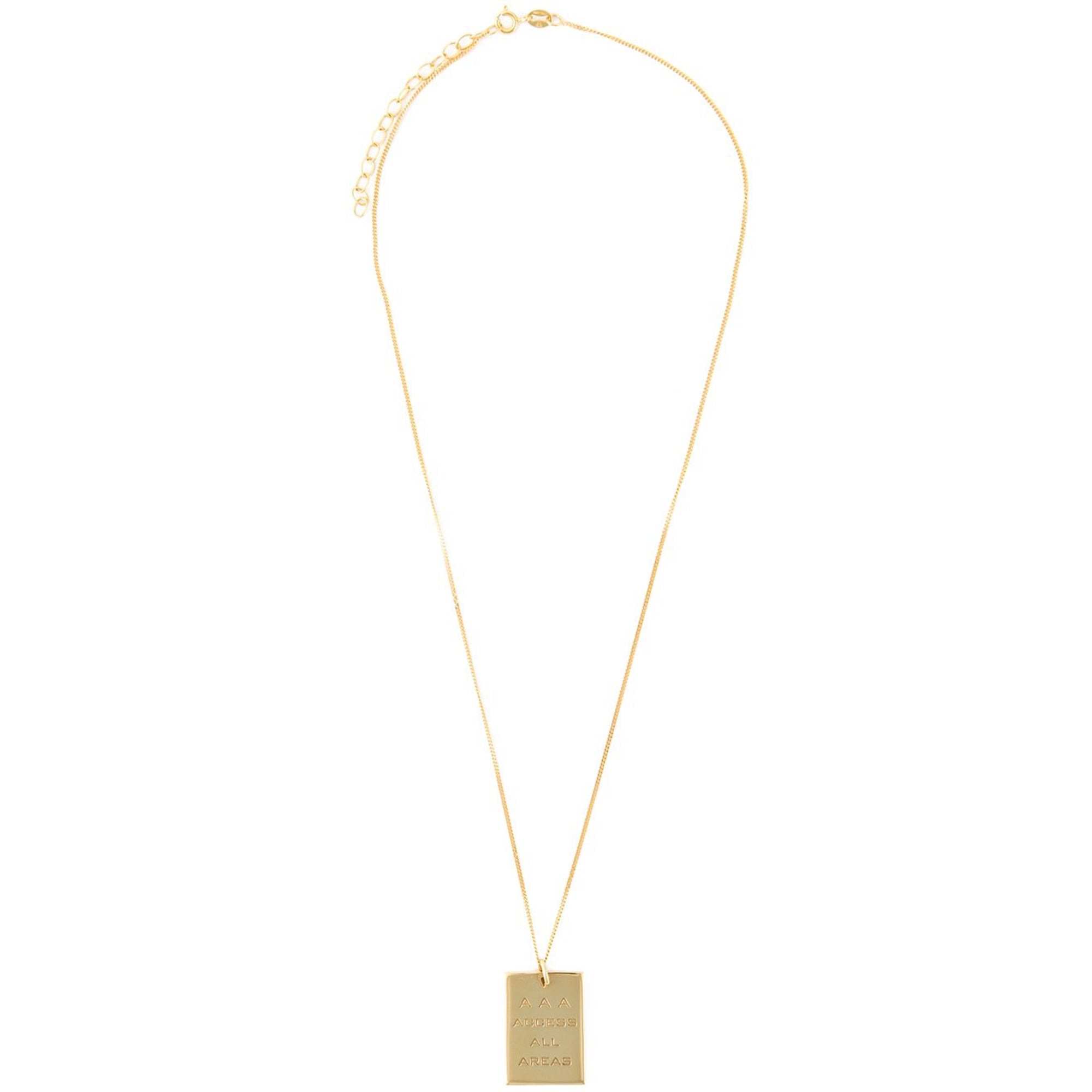 AAA PASS PENDANT GOLD