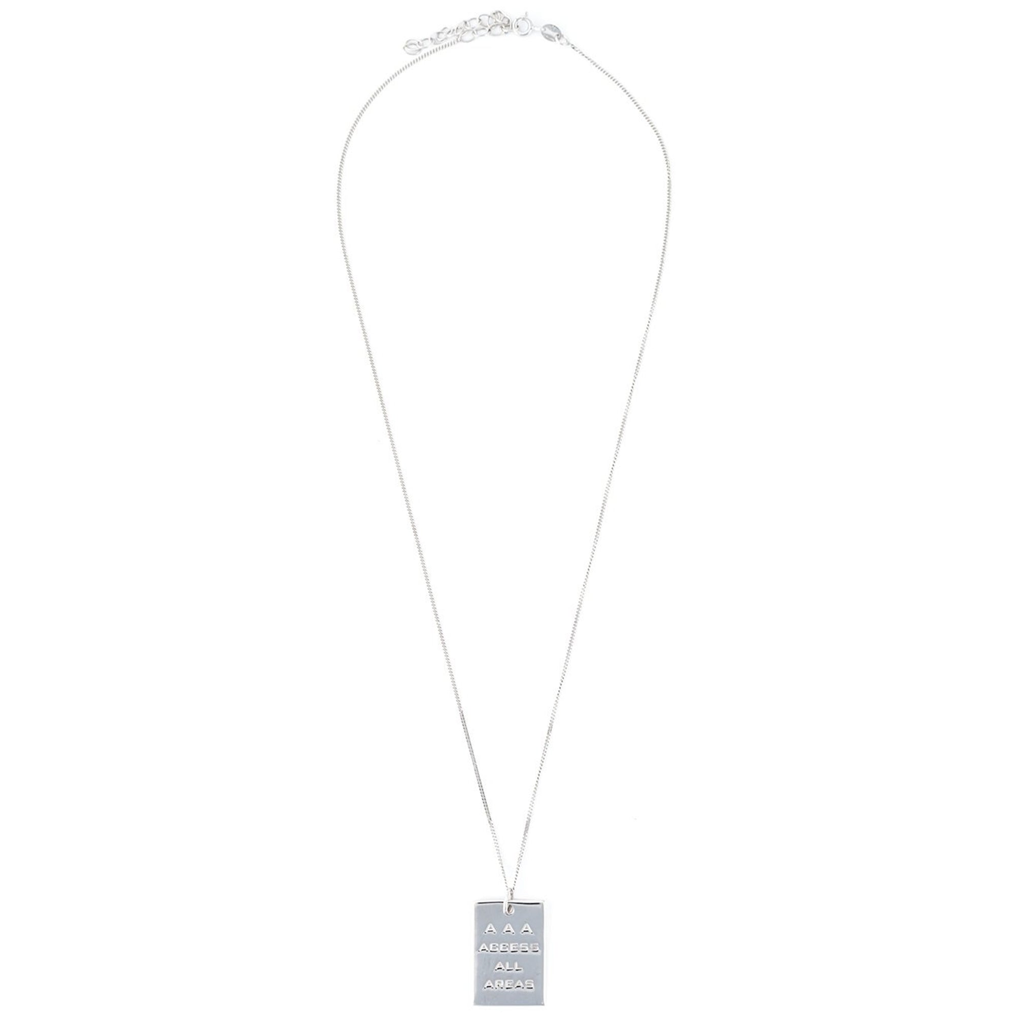 AAA PASS PENDANT SILVER