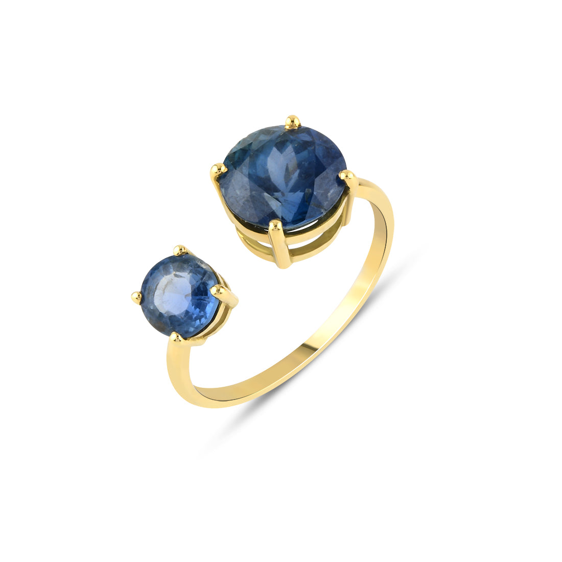 18ct Gold Artisia Sapphire Open Ring
