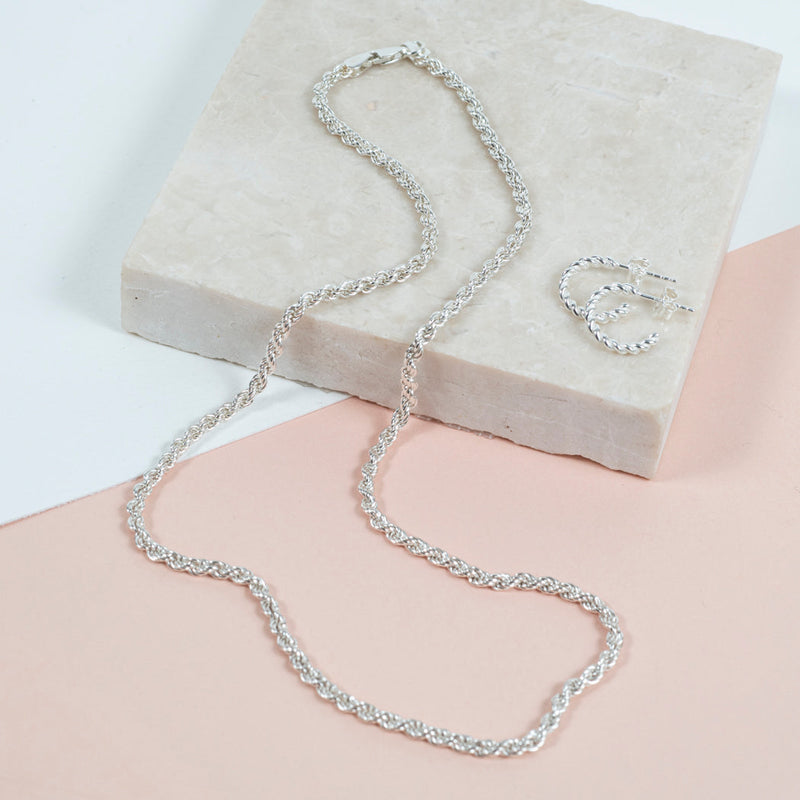 Alhambra Sterling Silver Rope Chain