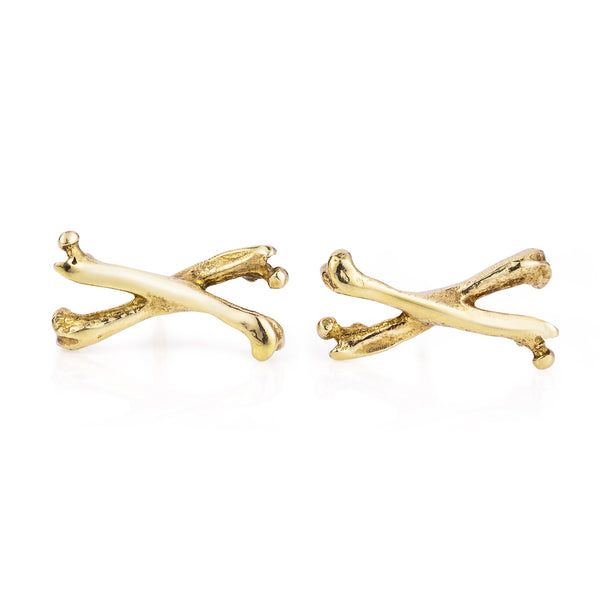 Buccaneer Stud Earrings Gold