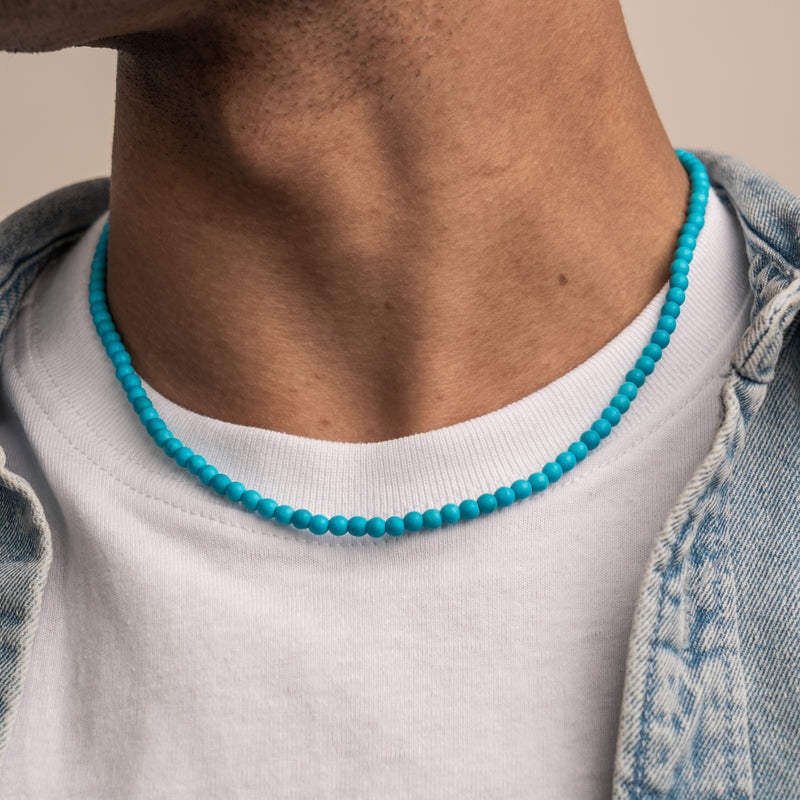 Turquoise Bead Necklace