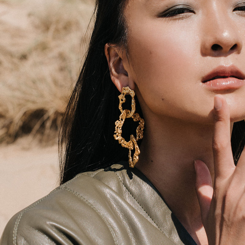 Saguaro statement earrings