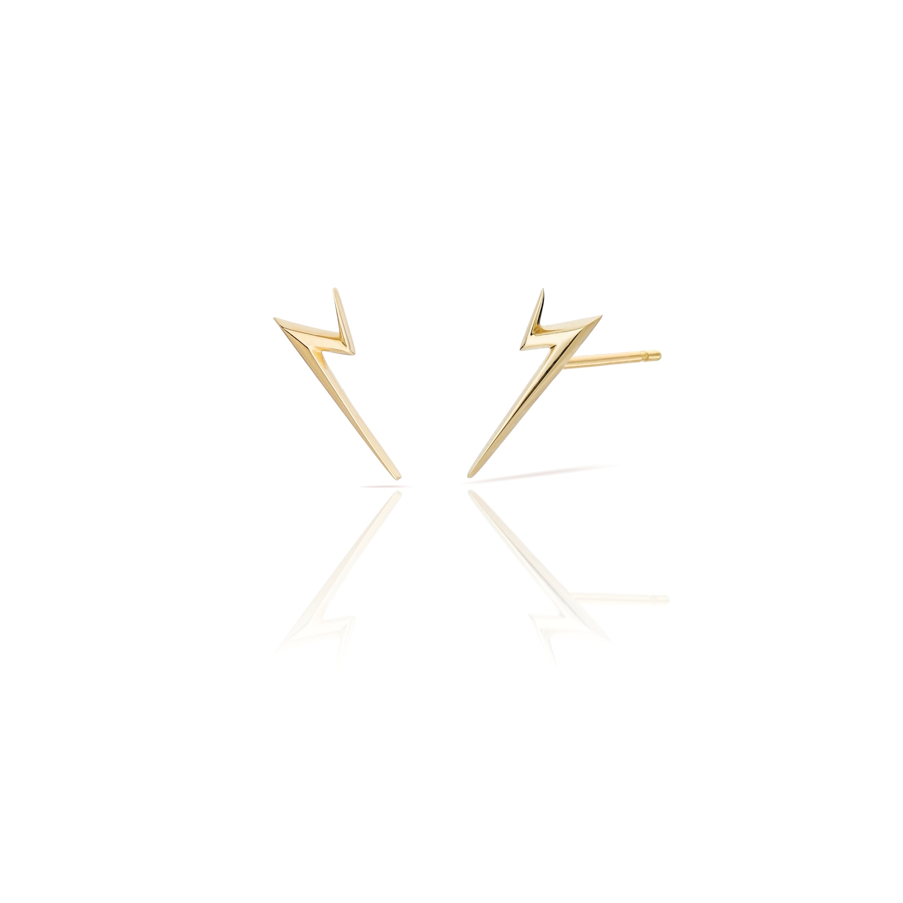 Thunderflash Studs 18K gold