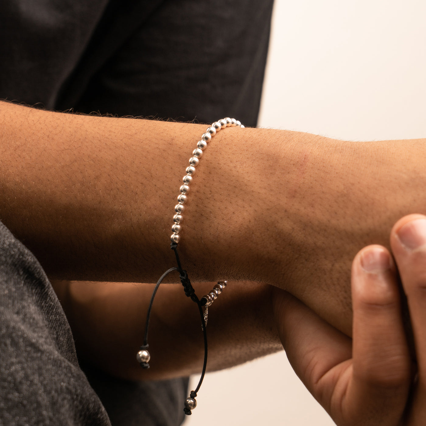 Men's Black Misanga Bracelet