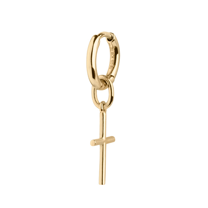 Messina Cross Hoop earring gold